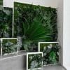 Moosbild Pflanzenbild im Dschungeldesign mit 100x60