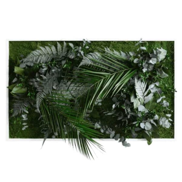Moosbild Pflanzenbild im Dschungeldesign mit 100x60