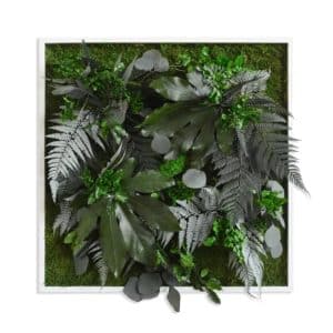 Pflanzenbild im Dschungeldesign 55x55cm